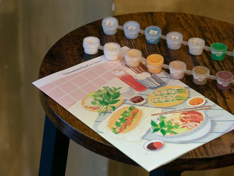 La Petite Epicerie Petit Pinceau Vietnamese Food schilderen op nummer