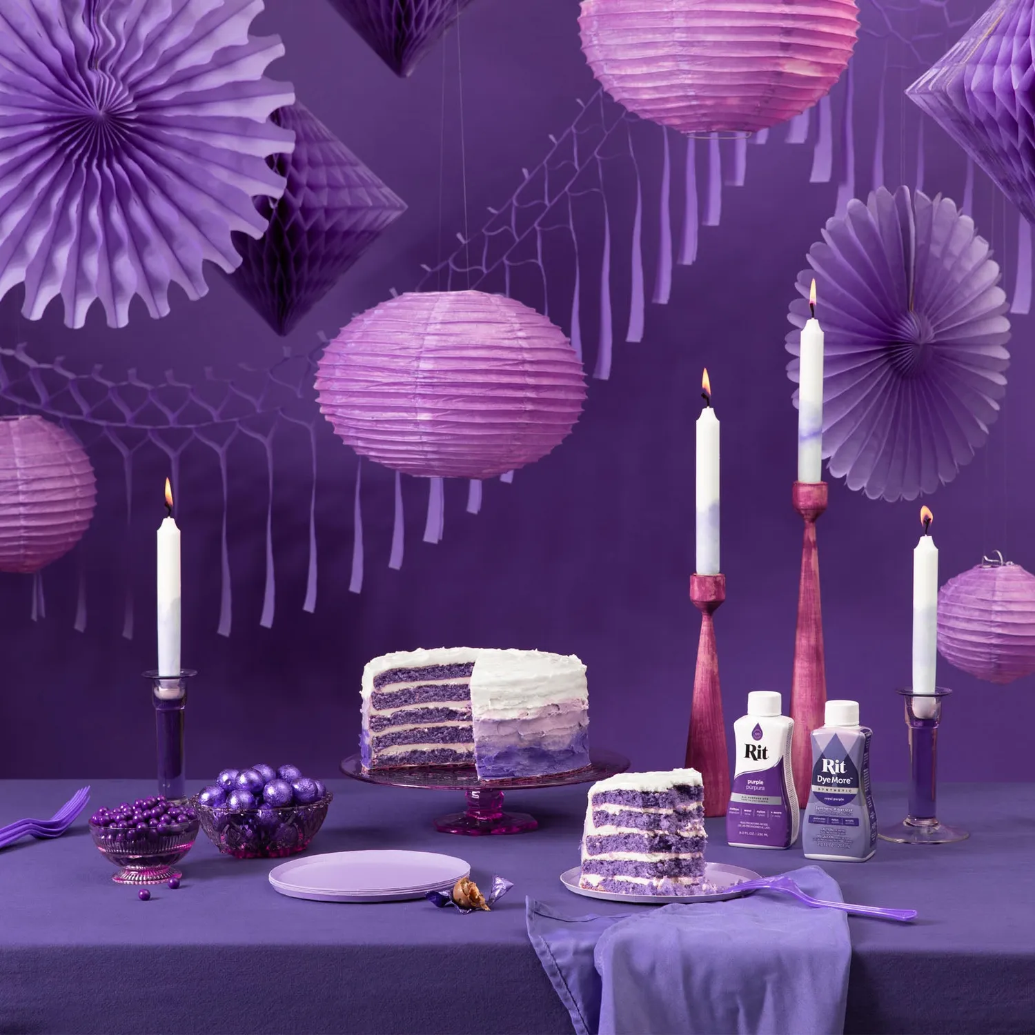 Rit DyeMore Royal Purple textielverf vloeibaar paars