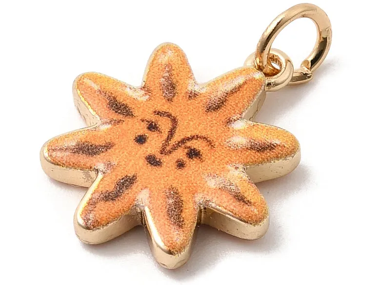 La Petite Epicerie Soleil bedel laiton goud 17 mm