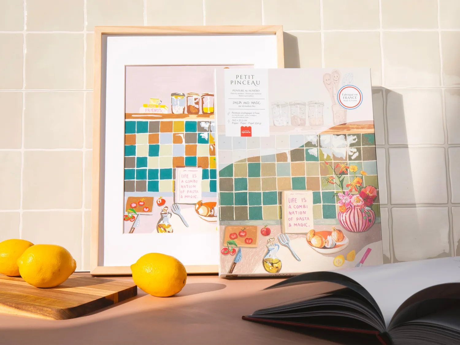 La Petite Epicerie Petit Pinceau Pasta & Magic schilderen op nummer keuken