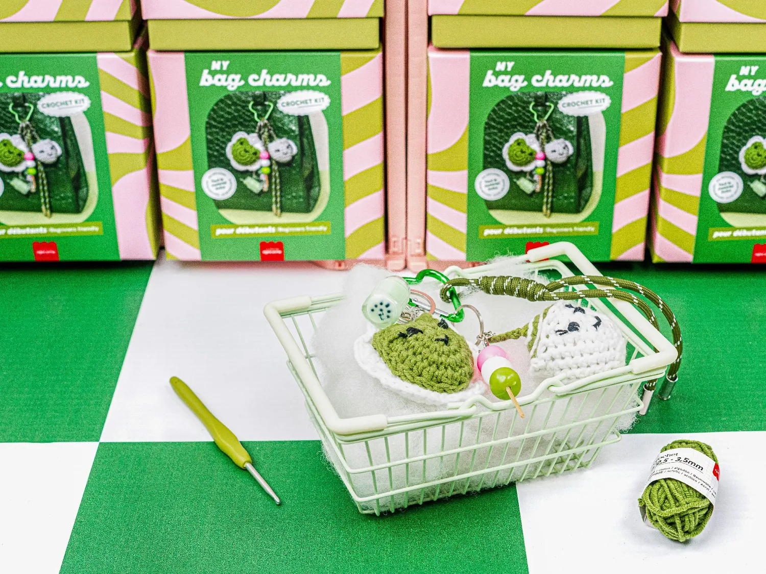 La Petite Epicerie Matcha Club haakset bag charms