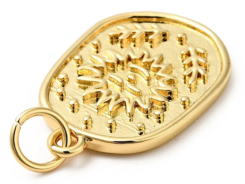 La Petite Epicerie Soleil hanger goud 18 x 13 mm