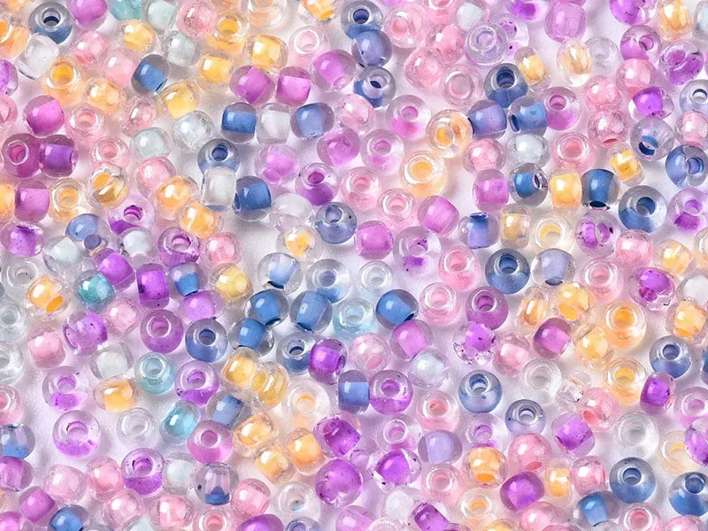 La Petite Epicerie rocailles kralen 2 mm tube 10 g regenboog