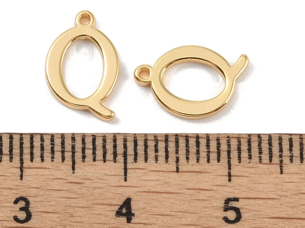 La Petite Epicerie Letter Q Bedel Goud Per Stuk