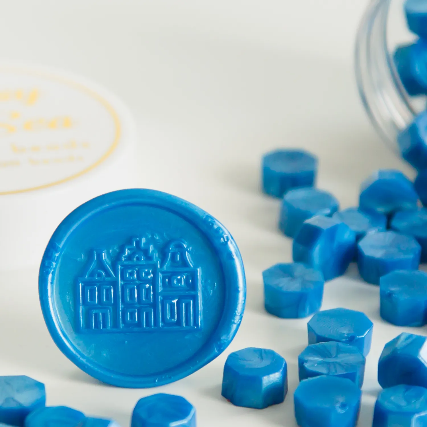 Jessy at Sea Sapphire Blue zegellak 100 stuks donkerblauw
