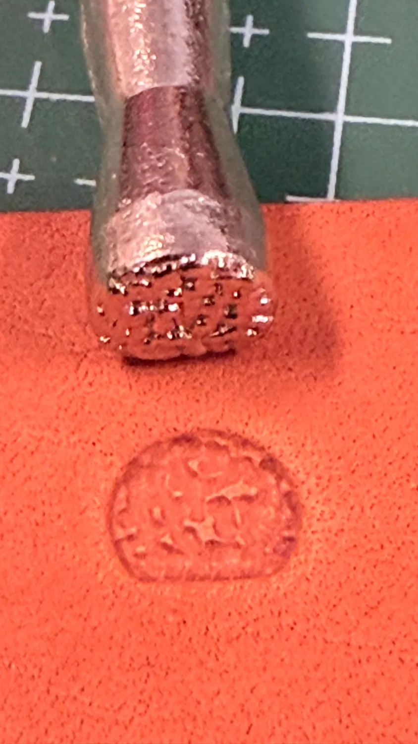Leather House Embossed Stamp A004 leerstempel patroon