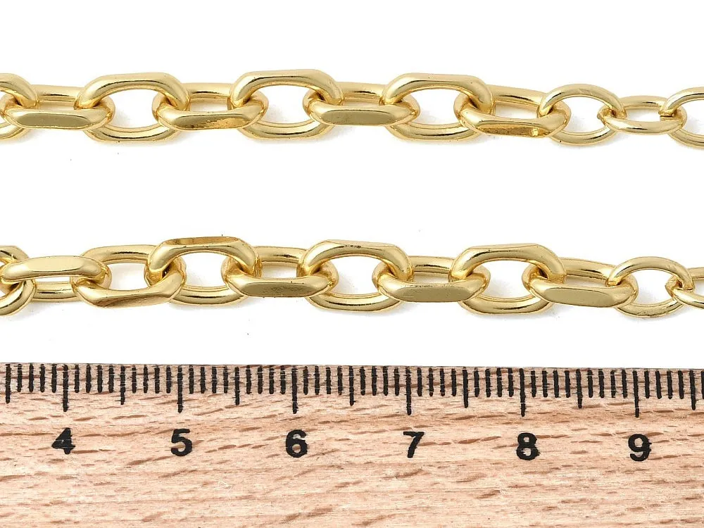 La Petite Epicerie chaine cable ketting goud 57,1 cm