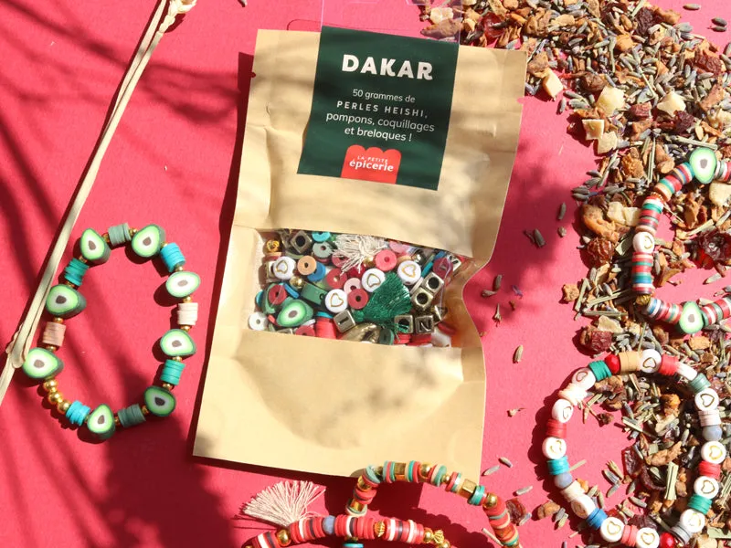 La Petite Epicerie Dakar heishi kralenmix 50 gram zomer