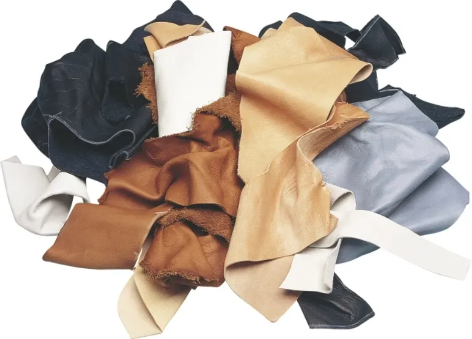 LTC-Leiden leerresten assortiment 1000 gram om te naaien