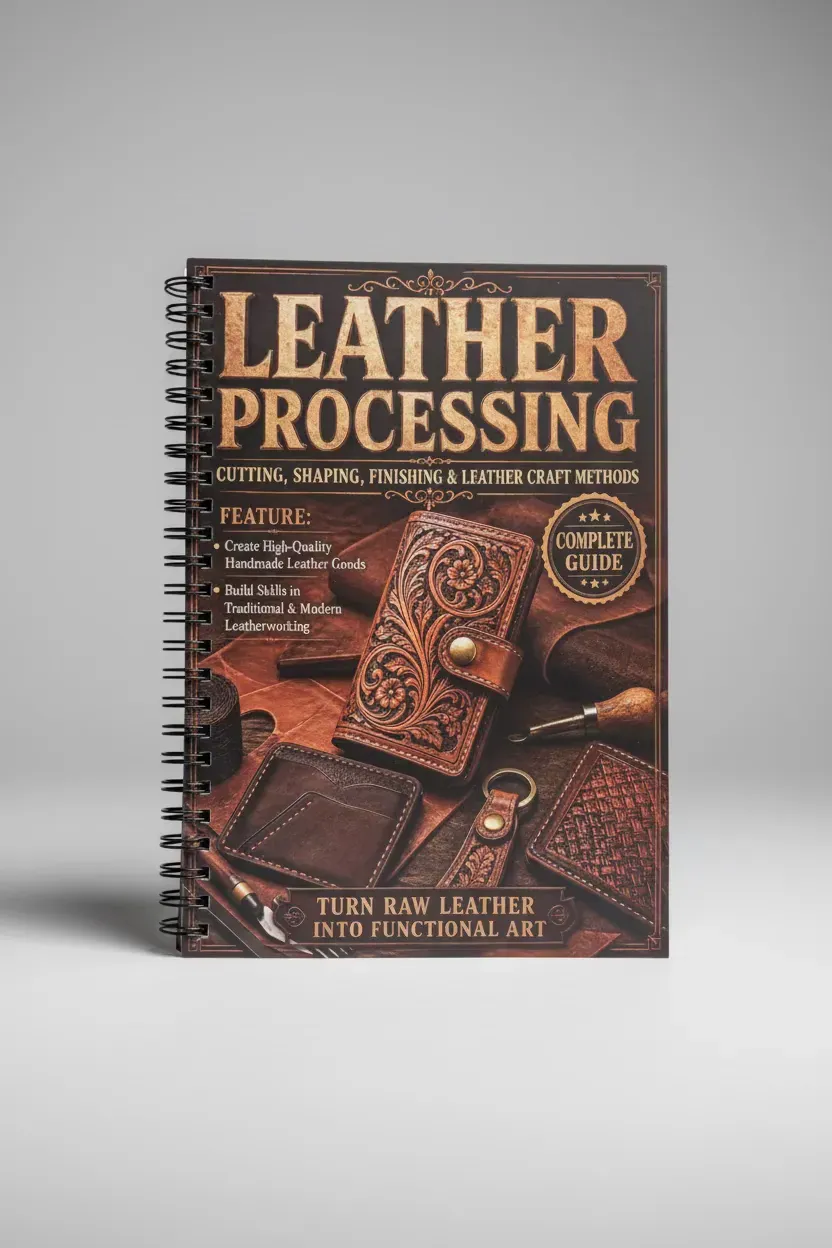 Leather House leerbewerking boek snijden vormen afwerking