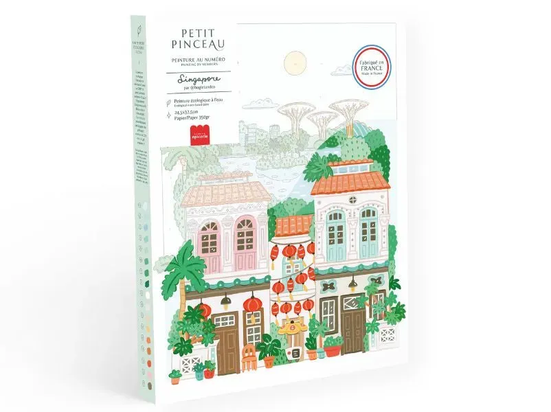 La Petite Epicerie Petit Pinceau Singapore schilderen op nummer kit
