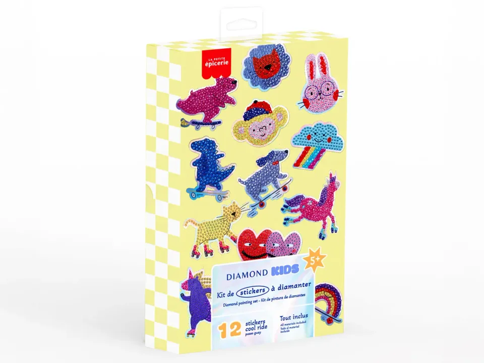 La Petite Epicerie Cool Ride Diamond Painting Stickers 12x