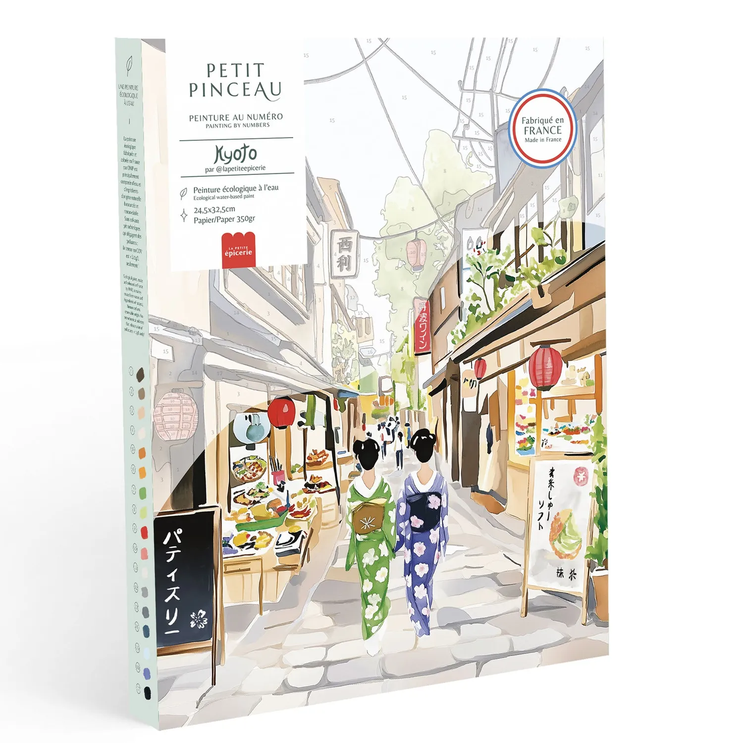 La Petite Epicerie Petit Pinceau Voyage en Asie schilderen op nummer 4 stuks