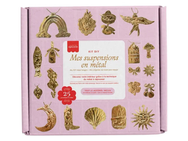 La Petite Epicerie Mes suspensions knutselset 25 stuks goud