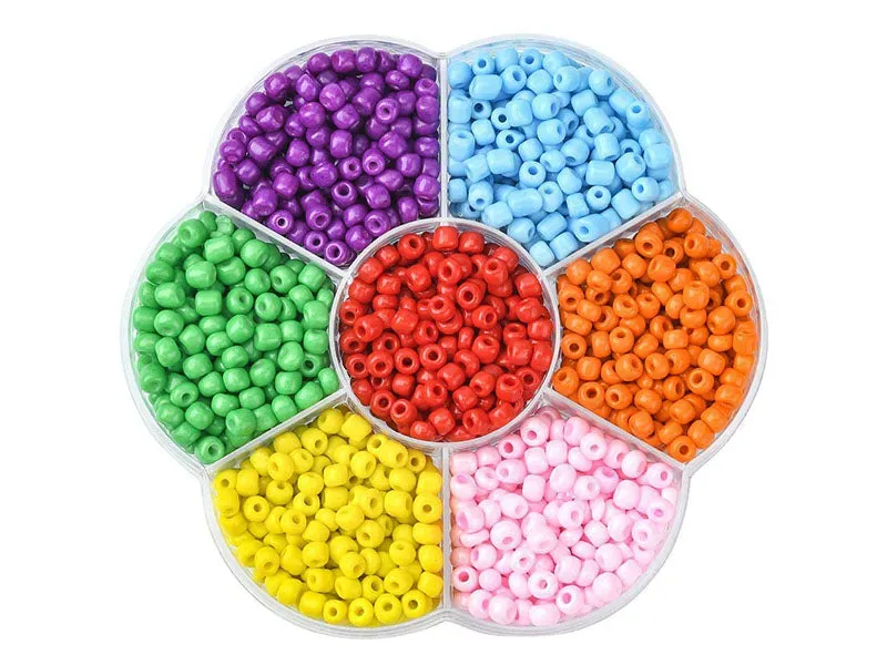 La Petite Epicerie rocailles kralendoos 7 kleuren 4 mm