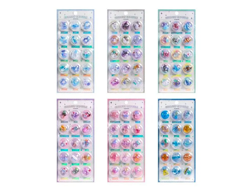 Collect Capsule Ice Cream & Candy stickers 3D ijsjes