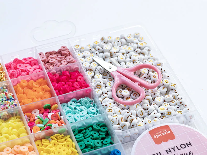 La Petite Epicerie Maxi Heishi POP kralenset 16 kleuren met letters