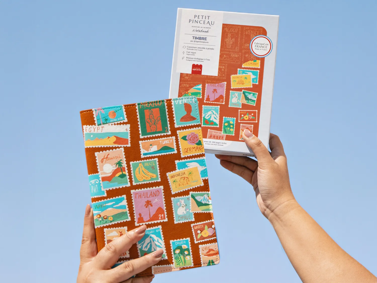 La Petite Epicerie Petit Pinceau Timbre notebook schilderen op nummer