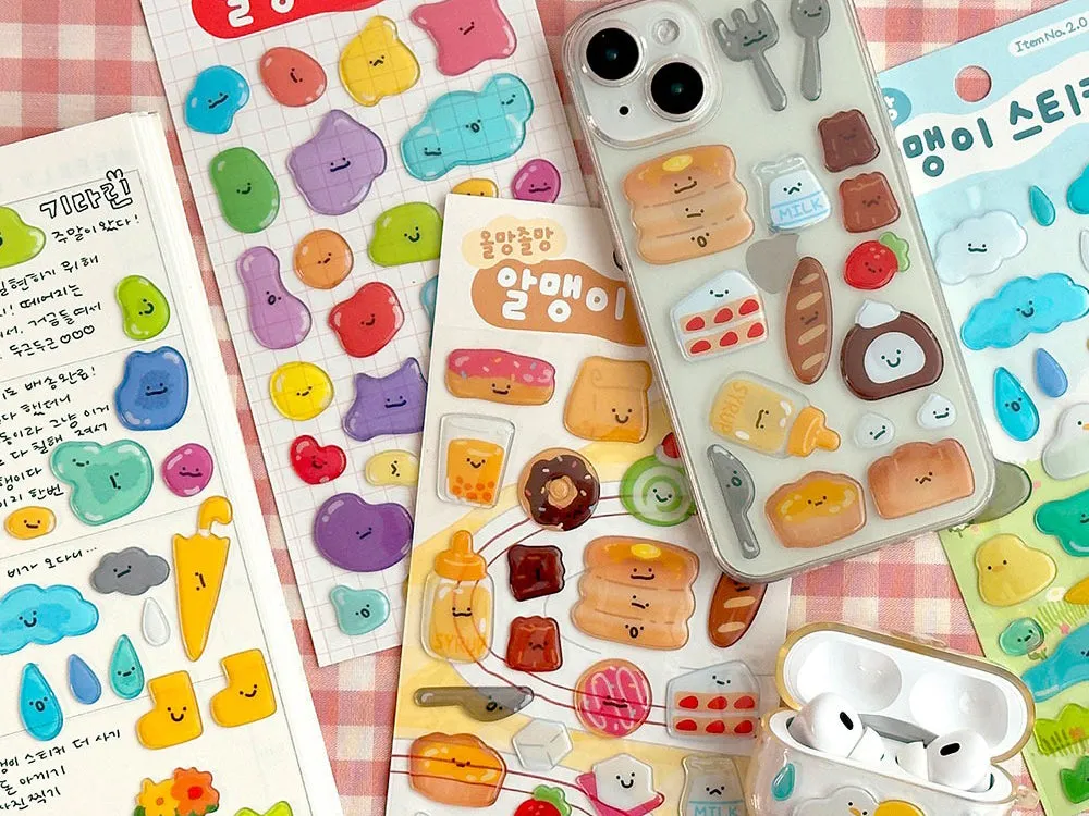 La Petite Epicerie vinyl stickers food dik vel