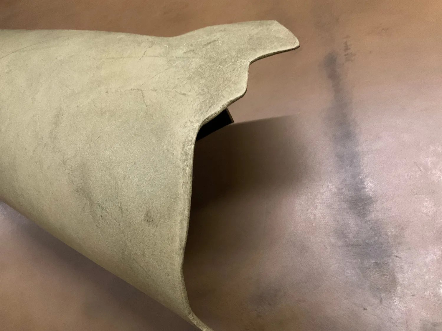 Leather House Belting 3-3.4 mm tuigleer naturel plantaardig