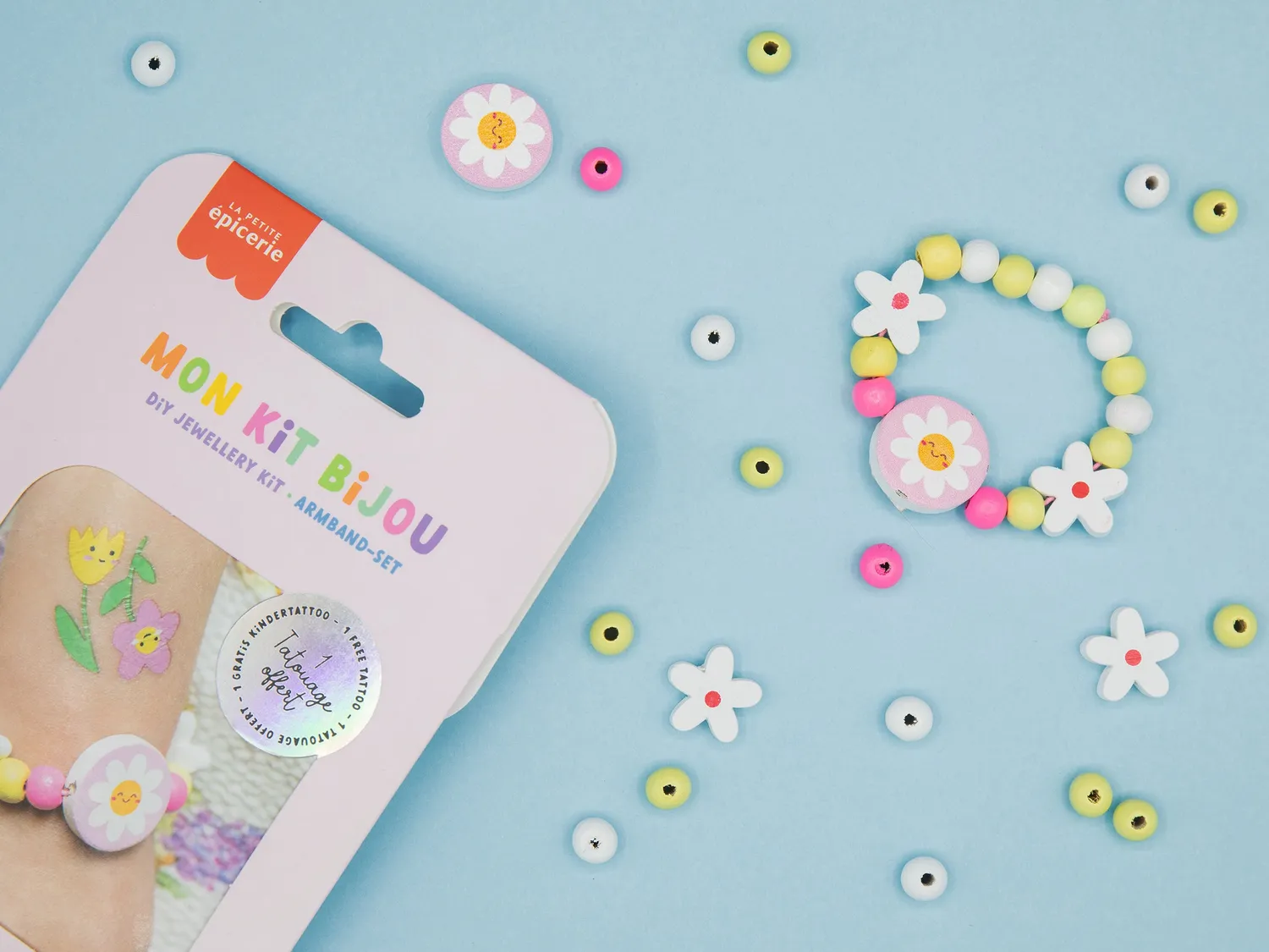 La Petite Epicerie Mon Kit Bijou Bracelet Fleurs kinderset