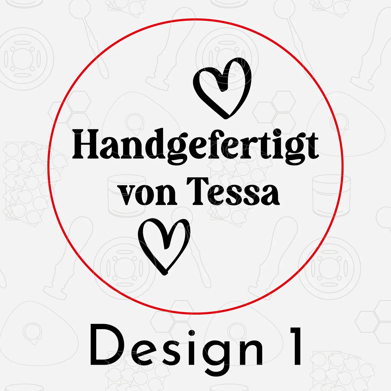 Jessy at Sea naam preegstempel gepersonaliseerd 42 mm