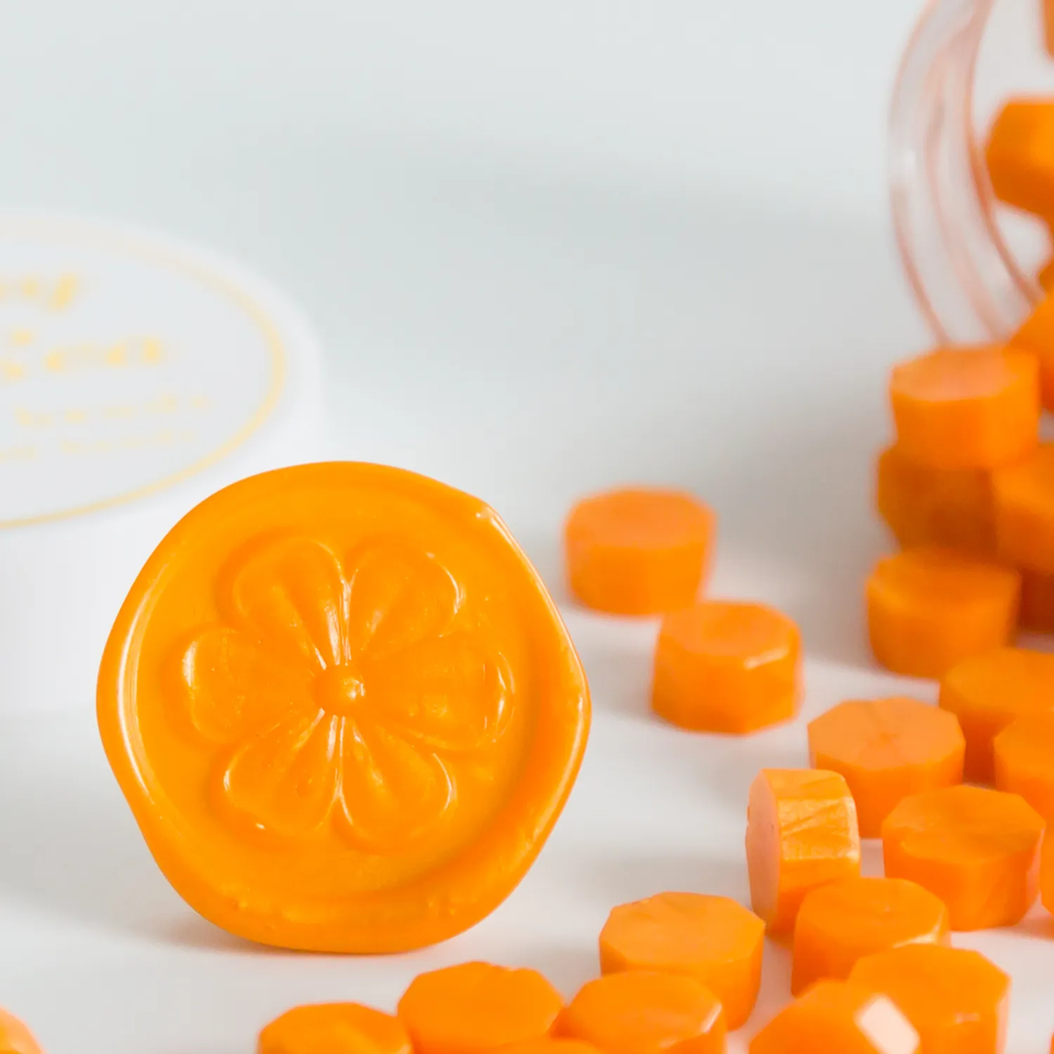 Jessy at Sea Orange sealing wax 100 stuks oranje