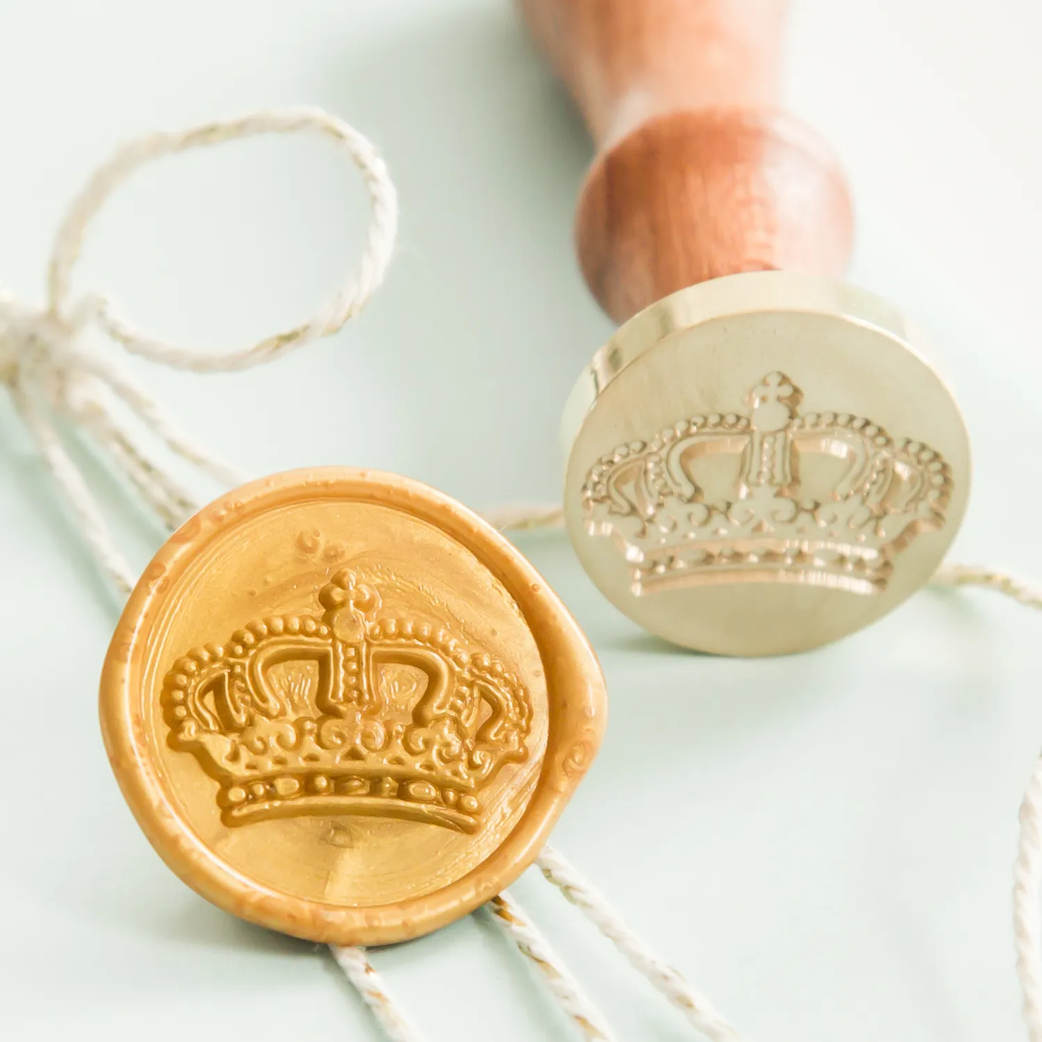 Jessy at Sea Crown wax seal stempel 25 mm kroon