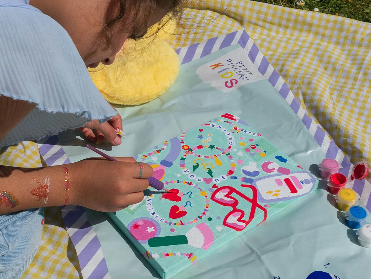 Petit Pinceau Kids Besties schilderen op nummer kit