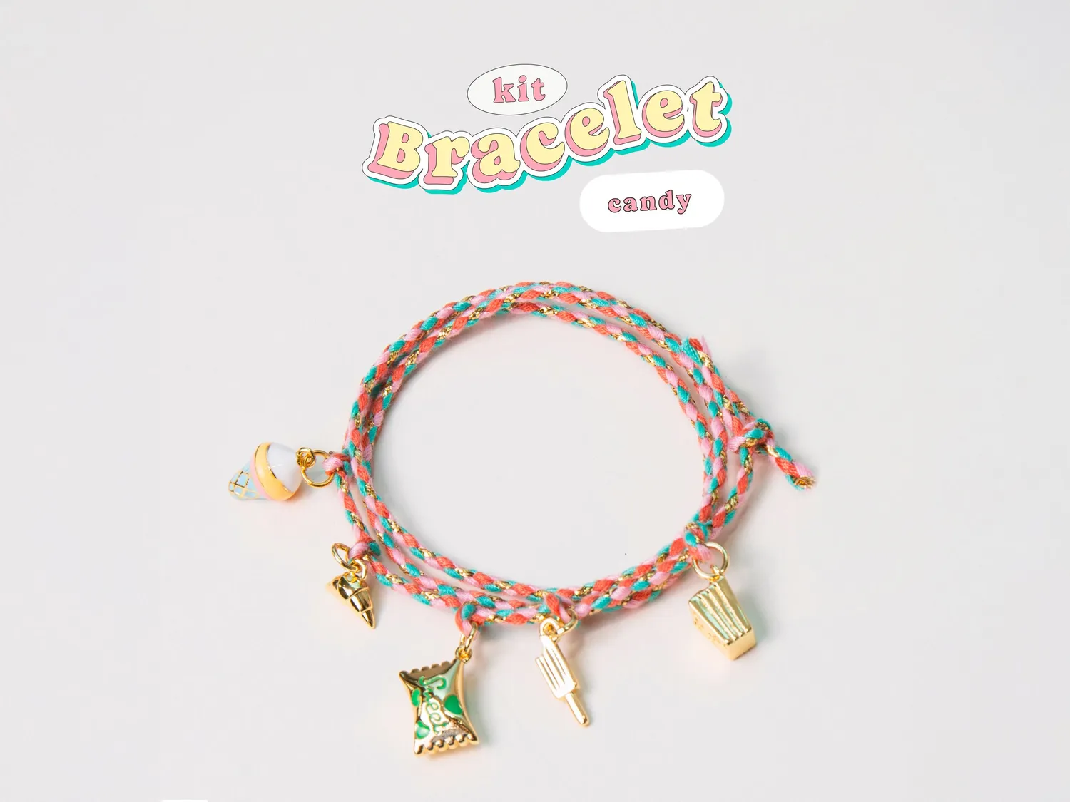 La Petite Epicerie Cassette Candy Vol 1 armband kit bedels
