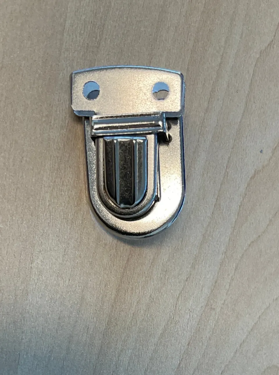 Leather House Tic Tuc sluiting zilver 34x24 mm
