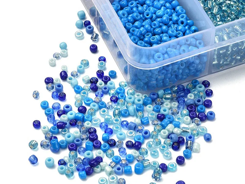 La Petite Epicerie Rocailles kralen blauw 8500 stuks 2,5 mm
