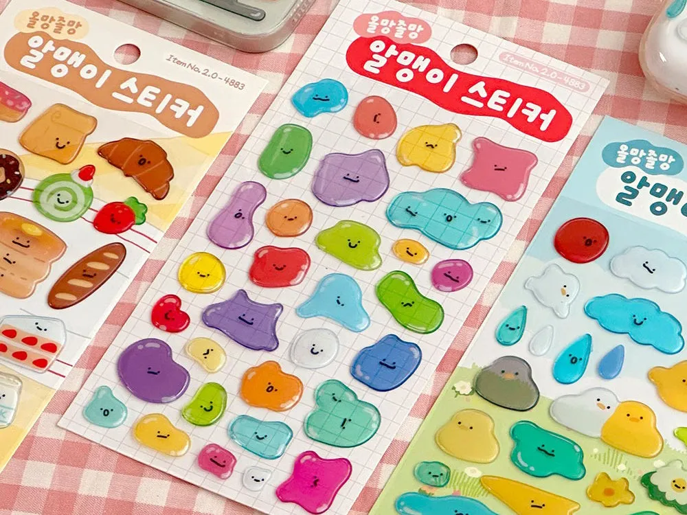 La Petite Epicerie Taches vinyl stickers dik gekleurd