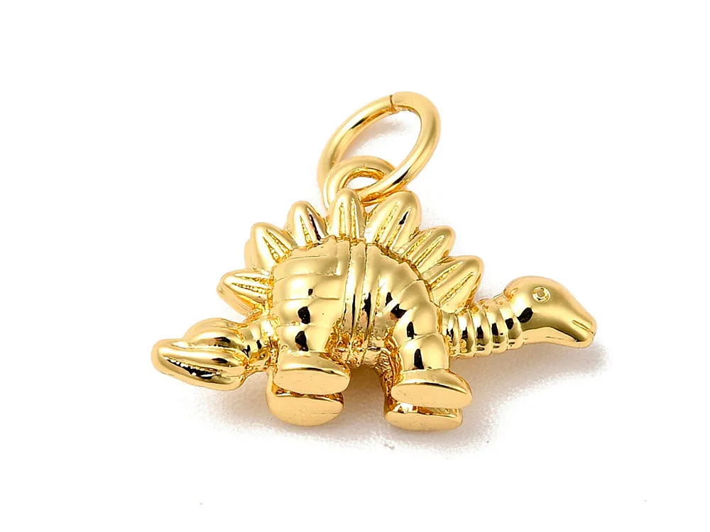 La Petite Epicerie Stegosaurus Bedel Goud 18K