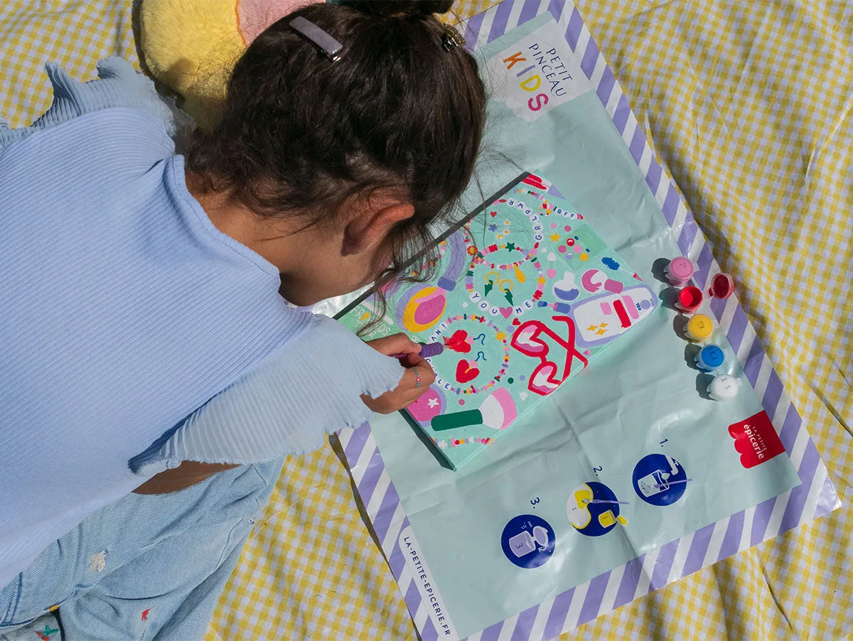 Petit Pinceau Kids Besties schilderen op nummer kit