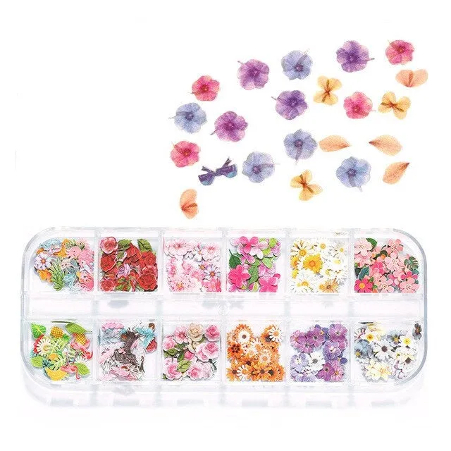 Bijounique decoraties houtpulp 12-vaks doosje stijl 3