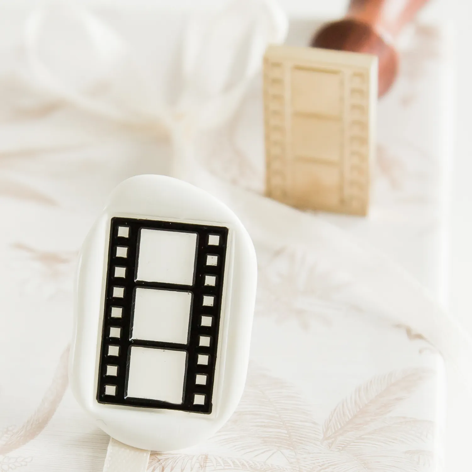 Jessy at Sea Film Strip wax stempel 32x20 mm foto