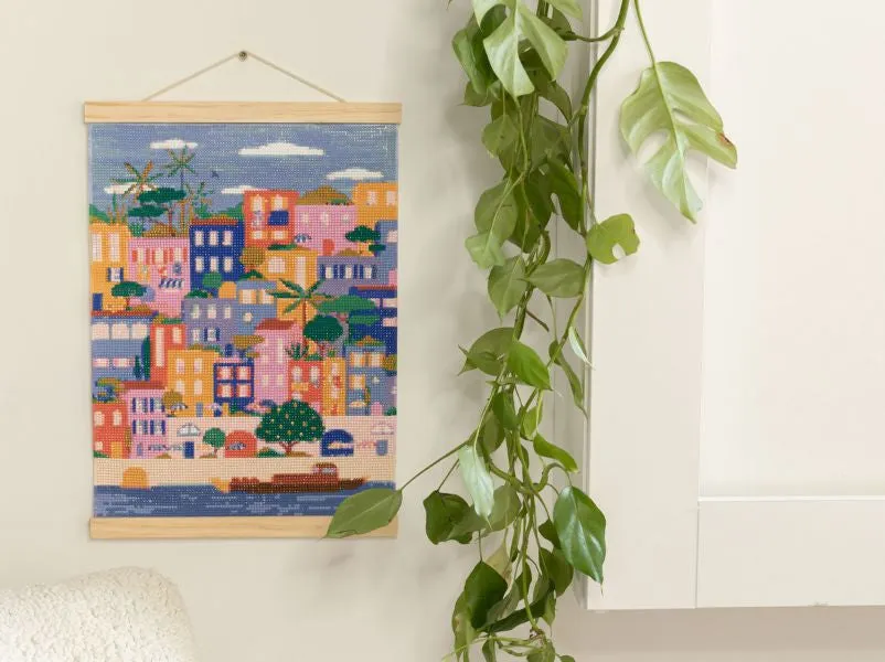 La Petite Epicerie Petit Diamond Maisons Colorées diamond painting