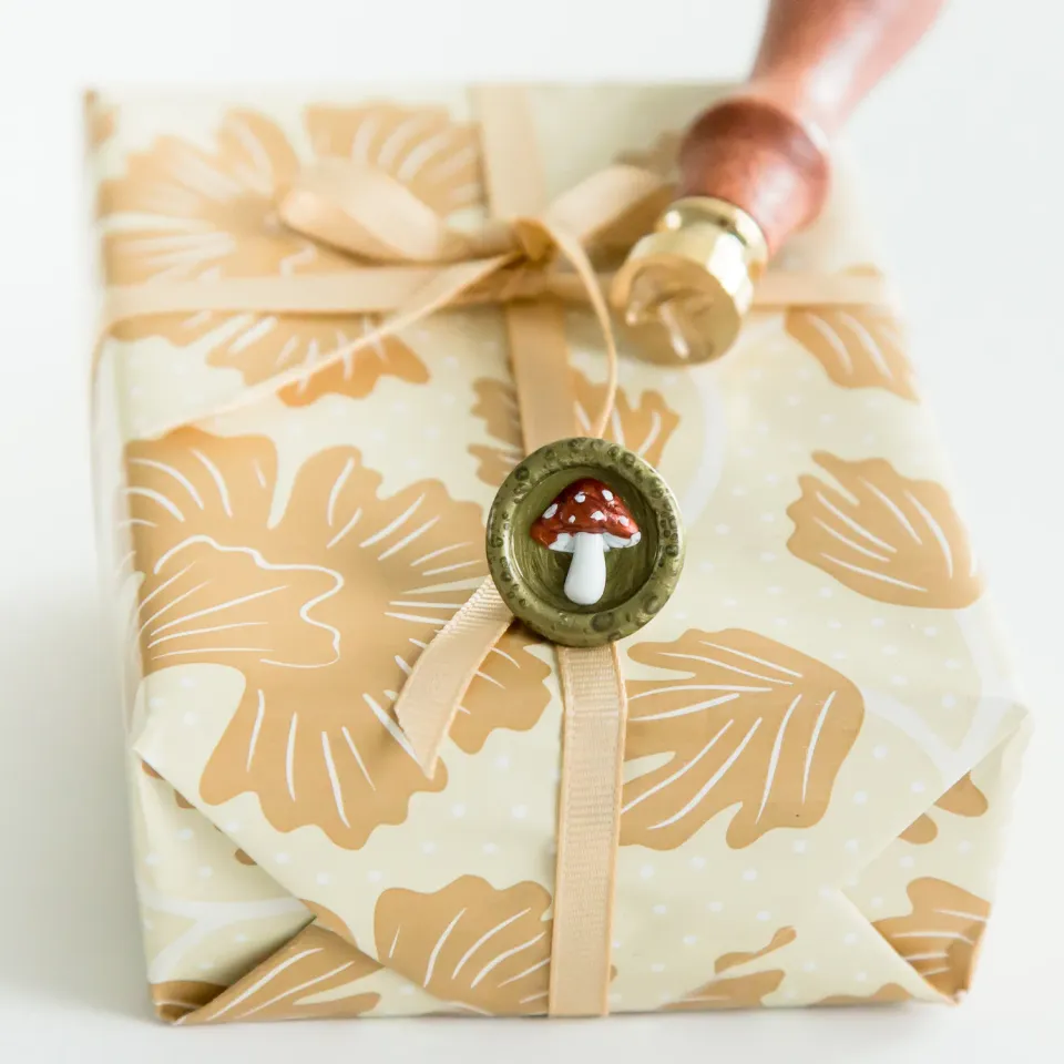 Jessy at Sea Mini Mushroom waxstempel 15 mm herfst