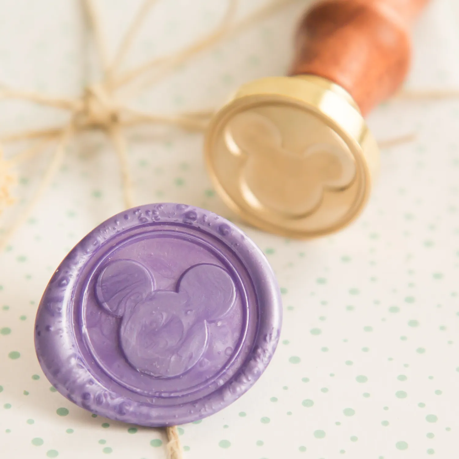 Jessy at Sea Mouse Ears zegelstempel 25 mm muis