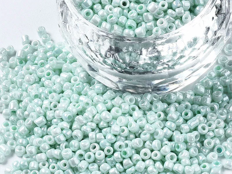 La Petite Epicerie Rocailles kralen mint glas 2 mm 10 gram