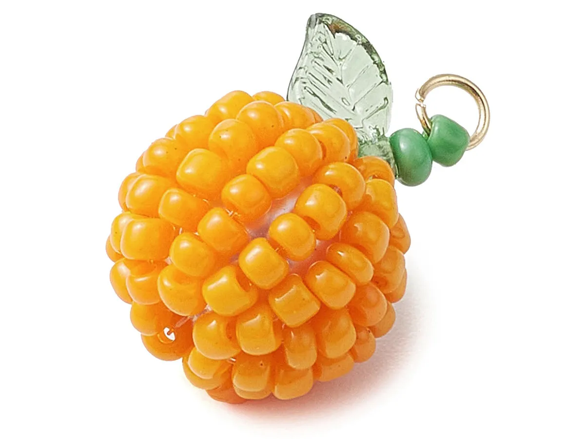 La Petite Epicerie hanger sinaasappel rocaille oranje 21,5mm