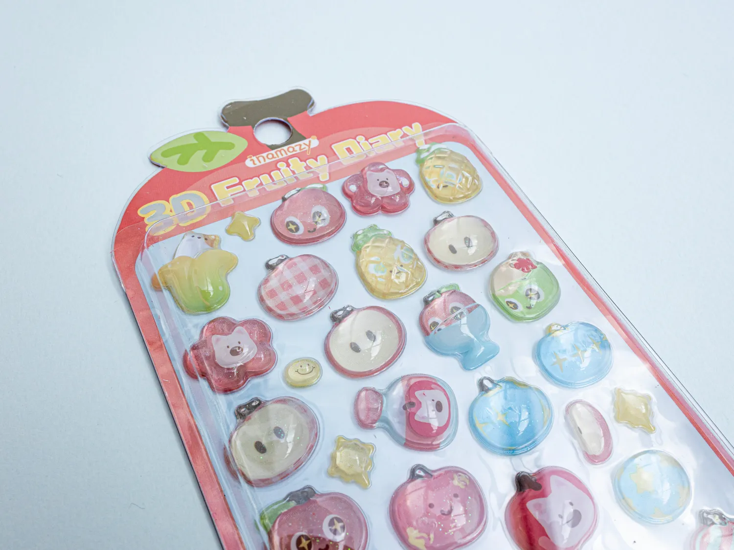 La Petite Epicerie Fruity Diary stickers appel 3D puffy