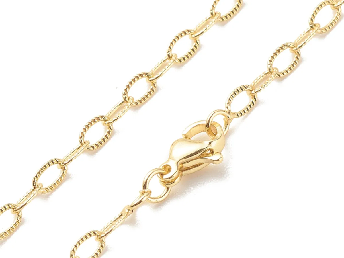 La Petite Epicerie kabelketting collier verguld 50 cm