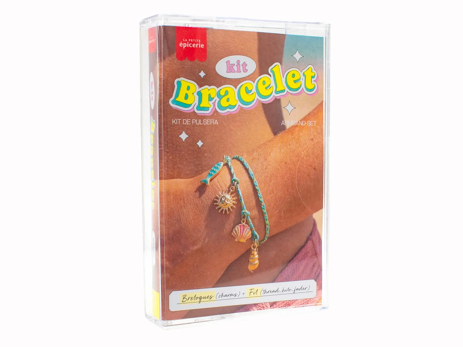 La Petite Epicerie cassette armband kit 6 stuks retro