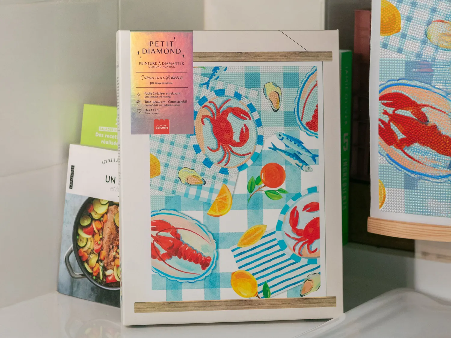 La Petite Epicerie Petit Diamond Citrus Lobster diamond painting
