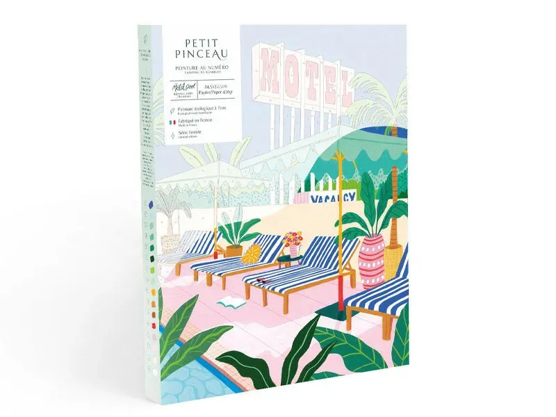 La Petite Epicerie Petit Pinceau The Motel Pool schilderen op nummer