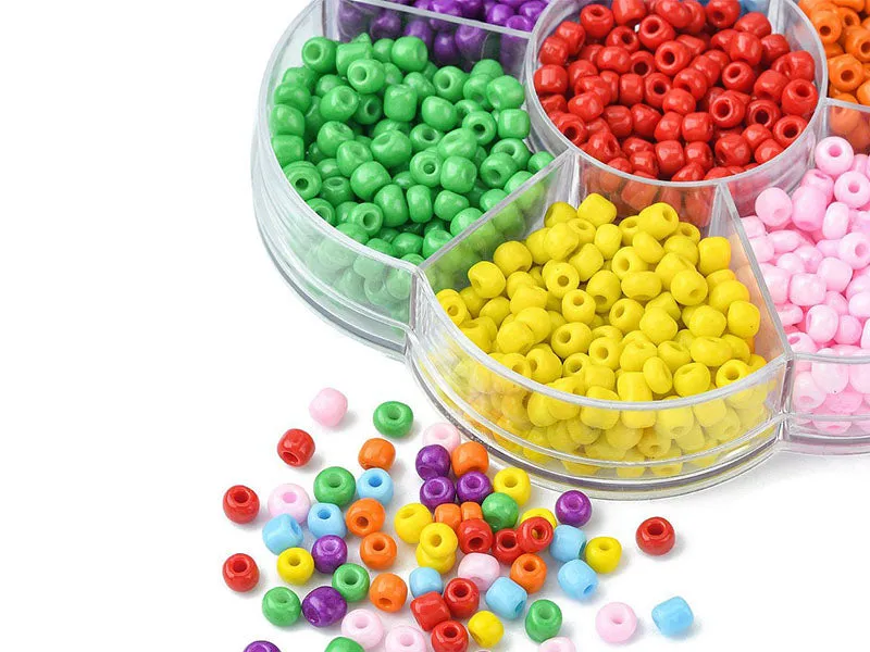 La Petite Epicerie rocailles kralendoos 7 kleuren 4 mm