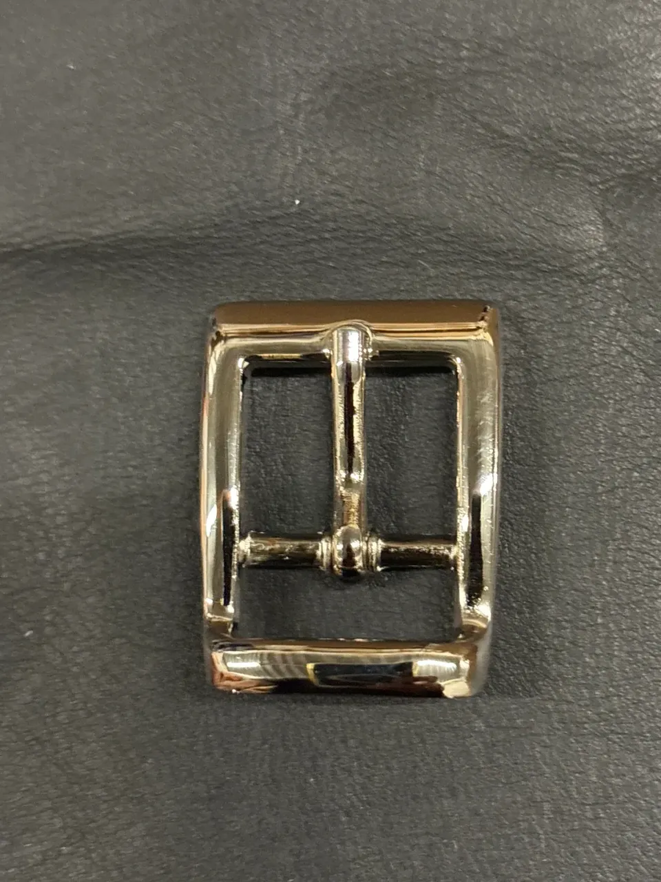 Leather House Silver Buckle Brass 20mm gesp zilver massief