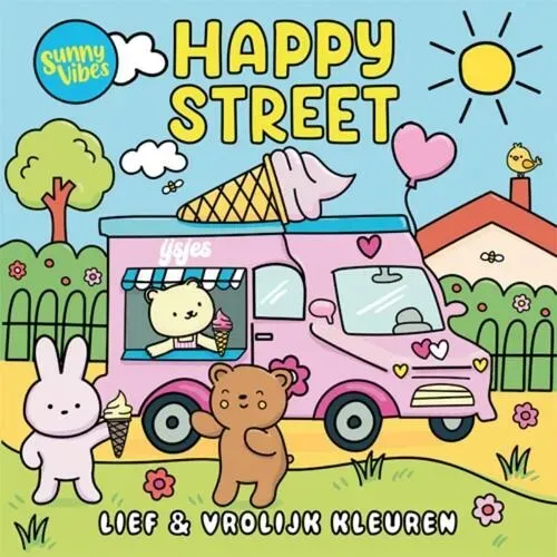 Sunny Vibes Happy Street kleurboek alcoholmarkers